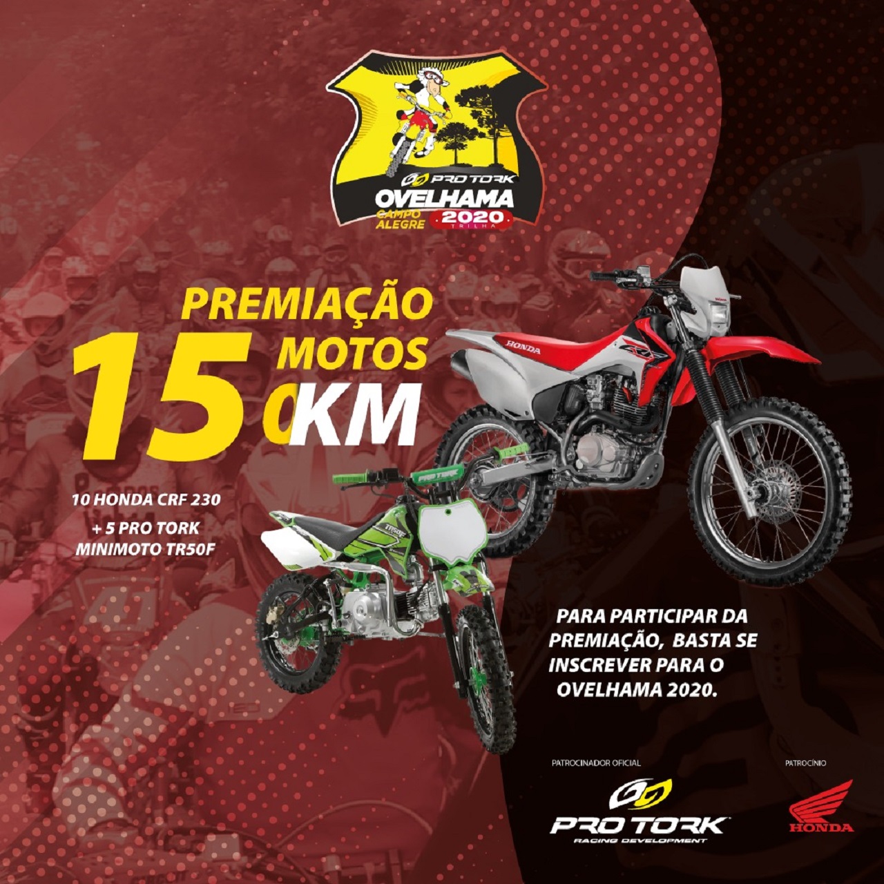 Trilha da Ovelha irá sortear 15 motos 0km neste fim de semana, em SC -  Motonline