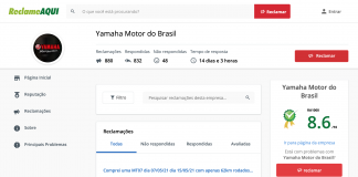 YAMAHA CONQUISTA O CERTIFICADO DE EXCELÊNCIA NO ATENDIMENDO A CLIENTES DO RECLAME AQUI