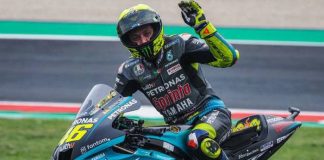 Valentino Rossi se despede da MotoGP