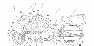Patente de Honda Gold Wing com contra esterço autônomo é revelada