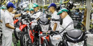 Produção de Motocicletas Ultrapassa 83 Mil Unidades em Janeiro
