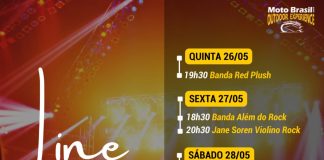 Salão Moto Brasil terá programação musical variada