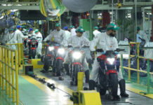 Produção de Motocicletas Encerra Agosto com o Melhor Resultado do Ano linha-de-producao-honda-manaus