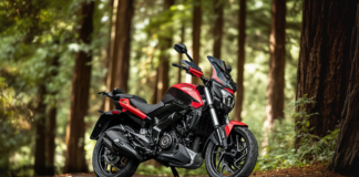 Bajaj apresenta nova cor da Dominar 400 bajaj-dominar-400-vermelha