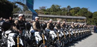 Suzuki GSX-S1000 reforça frota de viaturas da PM do Paraná Suzuki GSX-S1000 reforça frota de viaturas da PM do Paraná