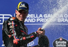 GP do Brasil: entre espetáculo e polêmica marco-bezzechi-comemora-vitoria-em-goiania