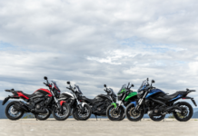 Bajaj cresce 60% no primeiro quadrimestre de 2026 Line up da Bajaj do Brasil. Foto: Divulgação