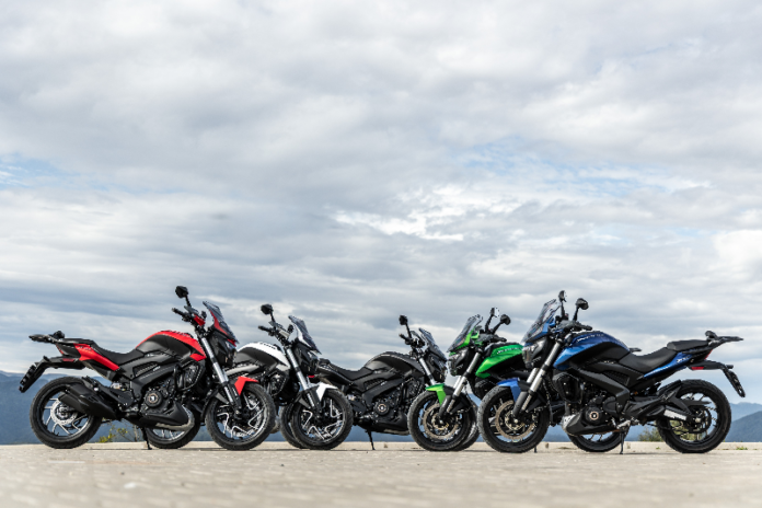 Line up da Bajaj do Brasil. Foto: Divulgação