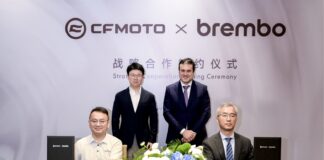 CFMoto e Brembo firmam parceria cfmoto e brembo firmam parceria