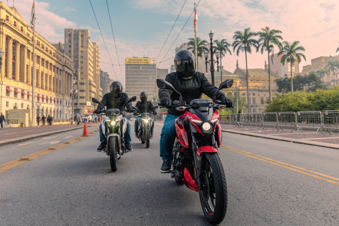 Foto: Bajaj Pulsar N150, modelo de maior volume da marca em julho de 2026 (divulgação Bajaj)
