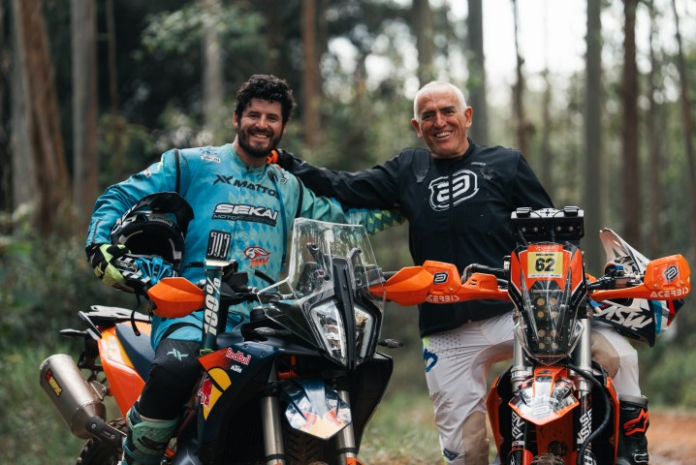 Crispy Arriegada e Dimas Mattos - KTM Racing Brasil