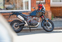 Royal Enfield Hymalayan 750: Flagrada na Inglaterra! Royal Enfield Himalayan 750 flagrada na Inglaterra