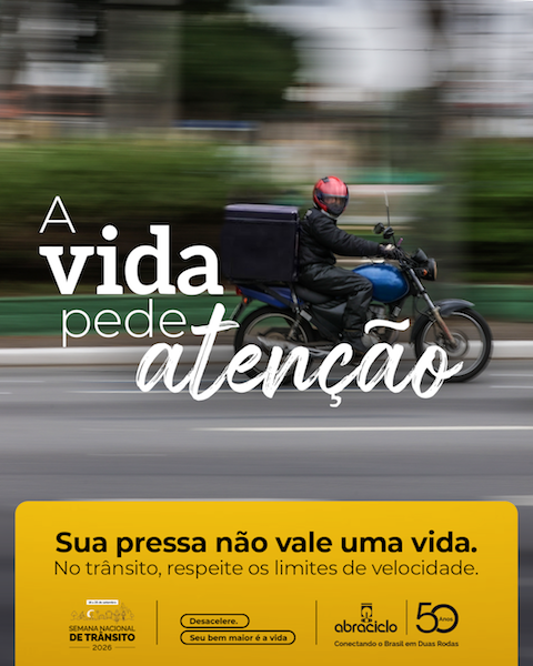 Campanha Abraciclo A vida Pede