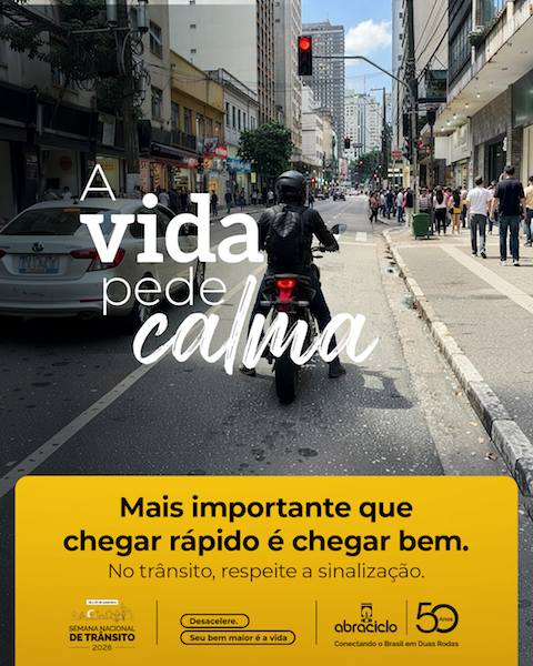 Campanha Abraciclo A vida Pede