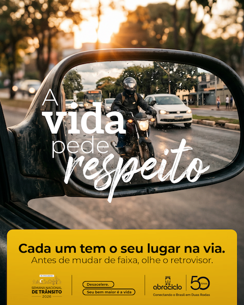 Campanha Abraciclo A vida Pede