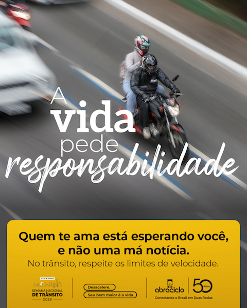 Campanha Abraciclo A vida Pede